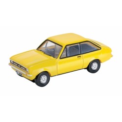 OXFORD N GAUGE FORD ESCORT MK2 SIGNAL YELLOW NESC002