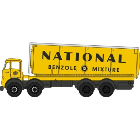 N GAUGE FODEN FG CYLINDRICAL TANKER NATIONAL BENZOLE