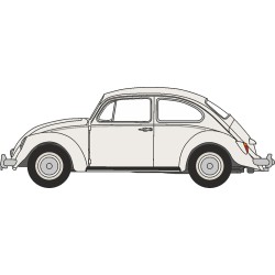 N GAUGE VW BEETLE WHITE (ABBEY ROAD)