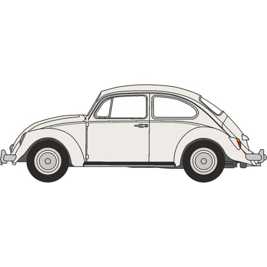 N GAUGE VW BEETLE WHITE (ABBEY ROAD)