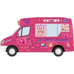 N GAUGE WHITBY MONDIAL ICE CREAM VAN TONIBELL