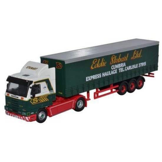 1/76 EDDIE STOBART SCANIA R143M CURTSINSIDE