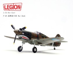 1/72 P-40C (HAWK 81A-2) 1ST PS ADAM AND EVE, AVG (AMERICAN VOLUNTEER GROUP) SERIAL 7 ROBERT NEALE KUNNING, CHINA JUNE 1942 (LEGION SERIES)