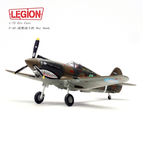 1/72 P-40C (HAWK 81A-2) 1ST PS ADAM AND EVE SERIAL 5, CHARLES R.BOND, LOIWING CHINA APRIL 1942 (LEGION SERIES) 1/72 P-40C (HAWK 81A-2) 1ST PS ADAM AND EVE SERIAL 5, CHARLES R.BOND, LOIWING CHINA APRIL 1942 (LEGION SERIES)