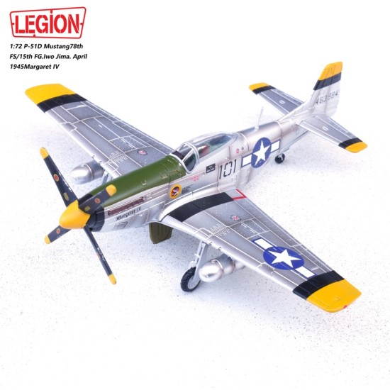 1/72 P-51D MUSTANG 78TH FS/15TH FG, IWO JIMA, APRIL 1945 MARGARET IV (LEGION SERIES) 1/72 P-51D MUSTANG 78TH FS/15TH FG, IWO JIMA, APRIL 1945 MARGARET IV (LEGION SERIES)