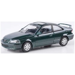 PAR65625 - 1/64 HONDA CIVIC EM1 CLOVER GREEN PEARL 1999 (RHD) PAR65625 - 1/64 HONDA CIVIC EM1 CLOVER GREEN PEARL 1999 (RHD)