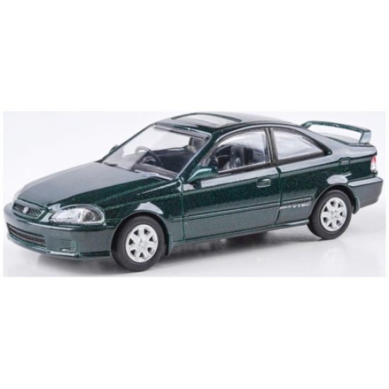 PAR65625 - 1/64 HONDA CIVIC EM1 CLOVER GREEN PEARL 1999 (RHD) PAR65625 - 1/64 HONDA CIVIC EM1 CLOVER GREEN PEARL 1999 (RHD)