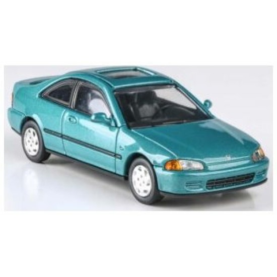 PAR65762 - 1/64 HONDA CIVIC COUPE EJ1 AZTEC GREEN 1995 (RHD)