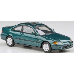 PAR65768 - 1/64 HONDA CIVIC COUPE EJ1 PARADISE BLUE GREEN 1995 (RHD)