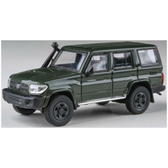 PAR66313 - 1/64 TOYOTA LANDCRUISER LC76 MILITARY GREEN 2014 (RHD) PAR66313 - 1/64 TOYOTA LANDCRUISER LC76 MILITARY GREEN 2014 (RHD)