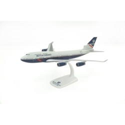 PPC 1/250 BRITISH AIRWAYS B747-400 RETRO LIVERY LANDOR (PLASTIC SNAP-FIT MODEL)