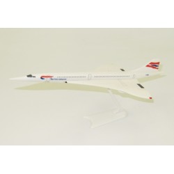 PPC 1/250 BRITISH AIRWAYS CONCORDE PLASTIC SNAP-FIT MODEL