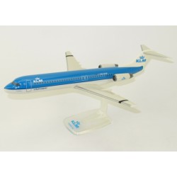 PPC 1/100 KLM CH FOKKER 100 PLASTIC SNAP-FIT MODEL