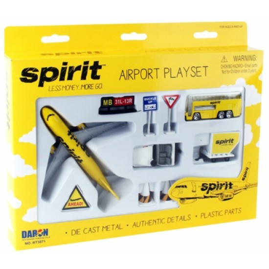 DARON SPIRIT AIRLINES AIRPORT PLAYSET RT3871