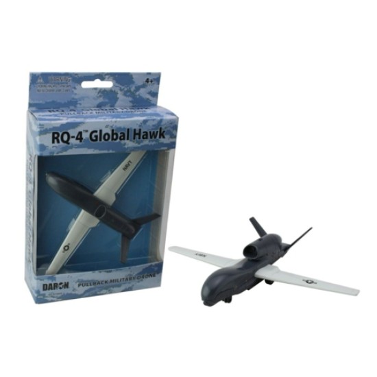 DARON RQ-4 GLOBAL HAWK PULLBACK MILITARY DRONE RT9809