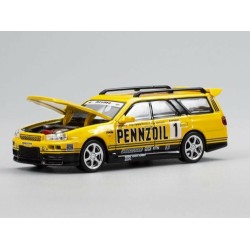 POP RACE 1/64 NISSAN STAGEA PENNZOIL PR64-0021