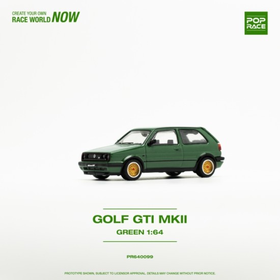 1/64 GOLF GTI MKII OAK GREEN
