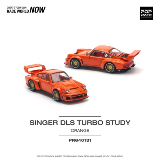 1/64 SINGER DLS TURBO TRACK ORANGE