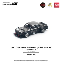 1/64 SKYLINE GT-R V8 DRIFT (HAKOSUKA) COCA COLA CHROME BLACK PR640144 1/64 SKYLINE GT-R V8 DRIFT (HAKOSUKA) COCA COLA CHROME BLACK PR640144