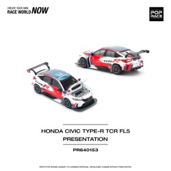1/64 HONDA CIVIC TYPE-R (FL5) TCR - PRESENTATION PR640153 1/64 HONDA CIVIC TYPE-R (FL5) TCR - PRESENTATION PR640153
