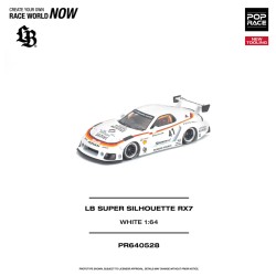 1/64 LB SUPER SILHOUETTE RX7 (FD3S) WHITE NEW TOOLING 1/64 LB SUPER SILHOUETTE RX7 (FD3S) WHITE NEW TOOLING