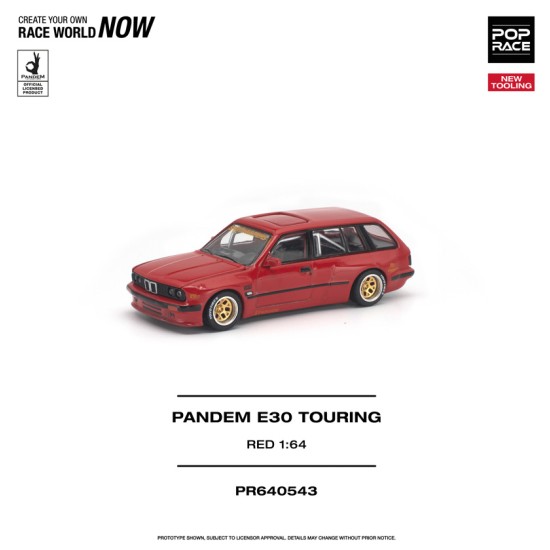 1/64 PANDEM E30 TOURING - RED