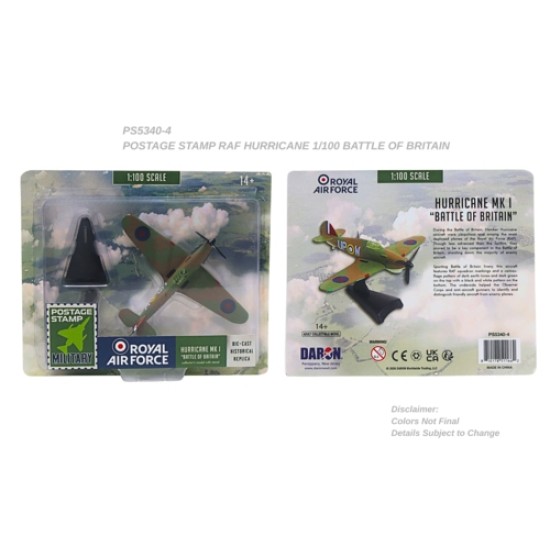 1/100 RAF HURRICANE MKI BATTLE OF BRITAIN 1/100 RAF HURRICANE MKI BATTLE OF BRITAIN