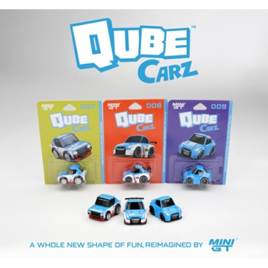 MINI GT QUBE CARZ COMPLETE SET OF 3 STYLE CARS
