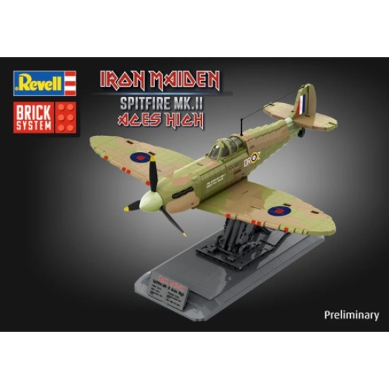 1/18 IRON MAIDEN SPITFIRE MK.II ACES HIGH - BRICK SYSTEM
