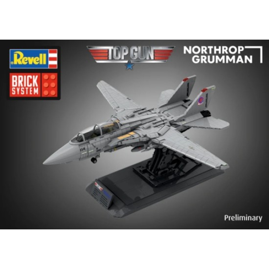 1/32 NORTHROP/GRUMMAN F-14A TOMCAT TOP GUN - BRICK SYSTEM