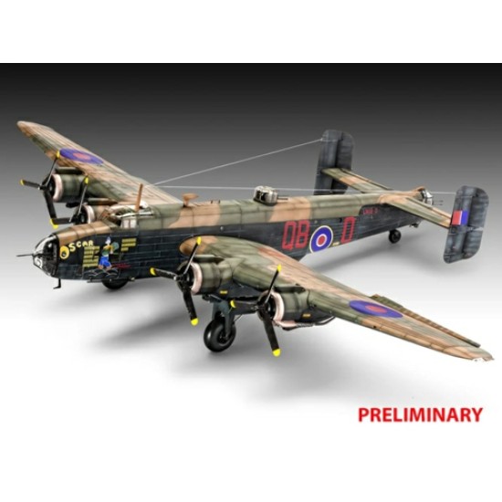 1/72 HANDLEY PAGE HALIFAX B MK.III (PLASTIC KIT)