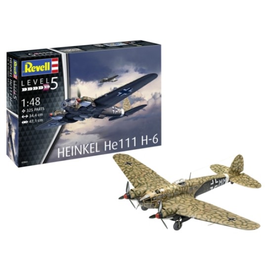 1/48 HEINKEL HE111 H-6 (PLASTIC KIT) 1/48 HEINKEL HE111 H-6 (PLASTIC KIT)