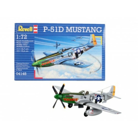 1/72 P-51D MUSTANG PLASTIC MODEL KIT 04148