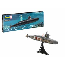 1/253 S.S.B. ABRAHAM LINCOLN WITH INTERIOR (PLASTIC KIT) 05185 1/253 S.S.B. ABRAHAM LINCOLN WITH INTERIOR (PLASTIC KIT) 05185