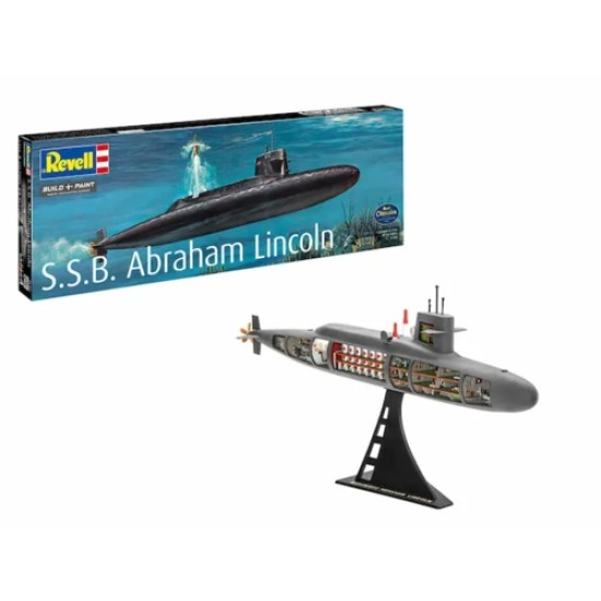 1/253 S.S.B. ABRAHAM LINCOLN WITH INTERIOR (PLASTIC KIT)