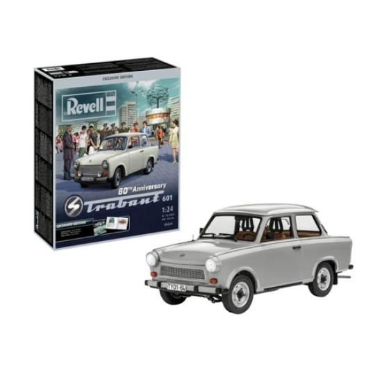 1/24 60TH ANNIVERSARY TRABANT 601 EXCLUSIVE EDITION (PLASTIC KIT)