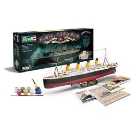 1/400 100 YEAR TITANIC GIFT SET (PLASTIC KIT)