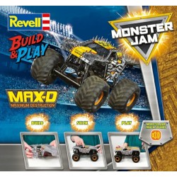 1/25 MAX-D (W/SOUND) - MONSTER JAM: BUILD AND PLAY (PLASTIC KIT)