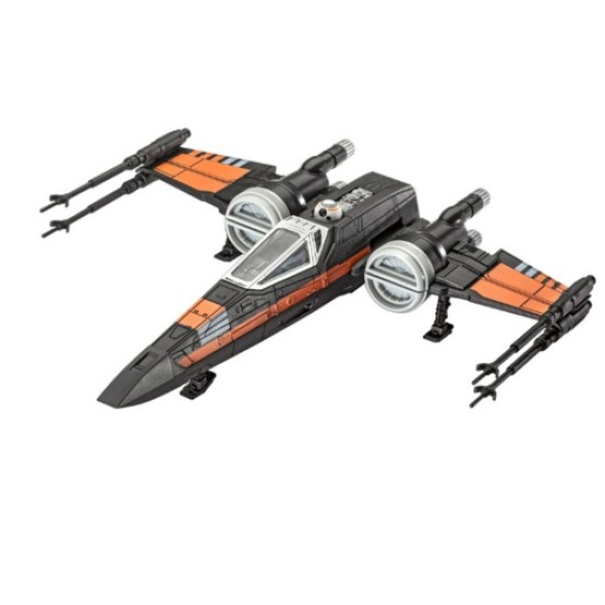 1/78 POE'S X-WING FIGHTER (W/SOUND): BUILD AND PLAY (PLASTIC KIT)