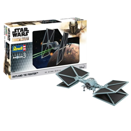 1/65 OUTLAND TIE FIGHTER (THE MANDALORIAN) (PLASTIC KIT) 06782