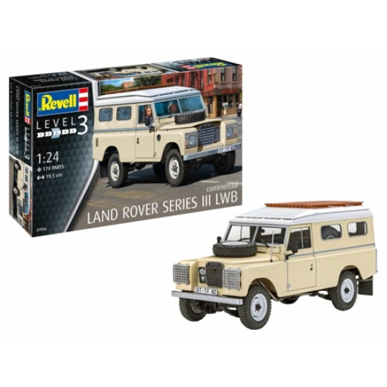 1/24 LAND ROVER SERIES III LWB (COMMERCIAL) (PLASTIC KIT) 07056
