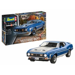 1/25 71 MUSTANG BOSS 351 (PLASTIC KIT) 07699 1/25 71 MUSTANG BOSS 351 (PLASTIC KIT) 07699