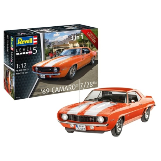 1/12 69 CHEVY CAMARO (PLASTIC KIT)