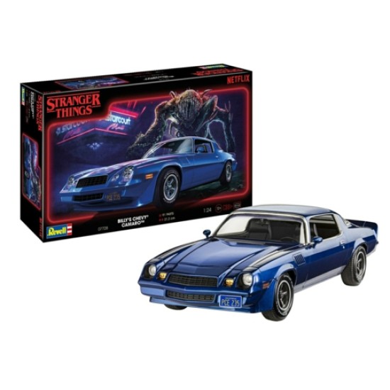 1/25 CHEVY CAMARO Z/28: STRANGER THINGS (PLASTIC KIT)