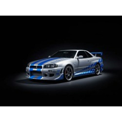 1/16 BRIANS 1999 NISSAN SKYLINE GT-R: FAST AND FURIOUS (PLASTIC KIT)