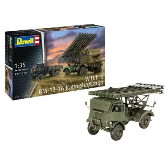1/35 MODEL SET W.O.T. 8 BM-13-16 KATYUSHA/CARGO (PLASTIC KIT)