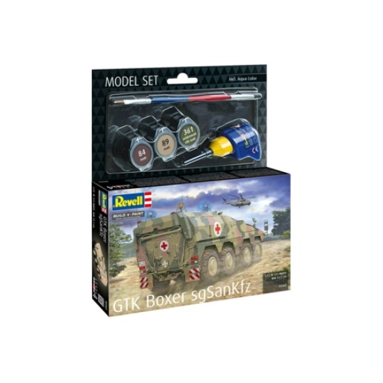 1/72 MODEL SET GTK BOXER SGSANKFZ (PLASTIC KIT)