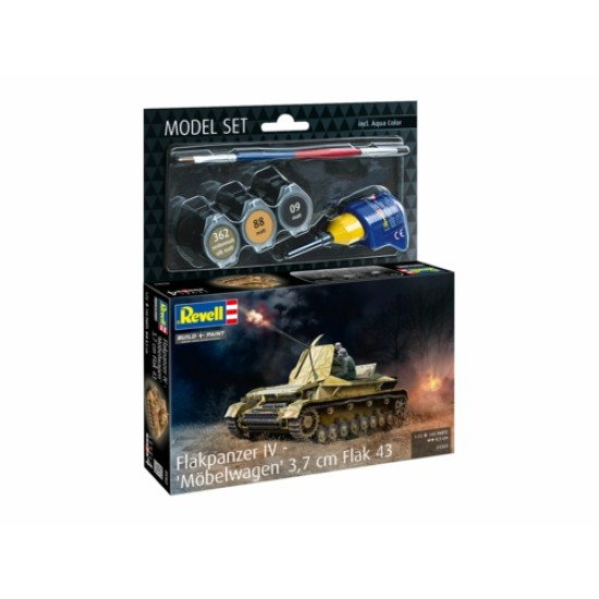 1/72 MODEL SET FLAKPANZER IV MOBELWAGEN 3.7CM FLAK (PLASTIC KIT) 1/72 MODEL SET FLAKPANZER IV MOBELWAGEN 3.7CM FLAK (PLASTIC KIT)