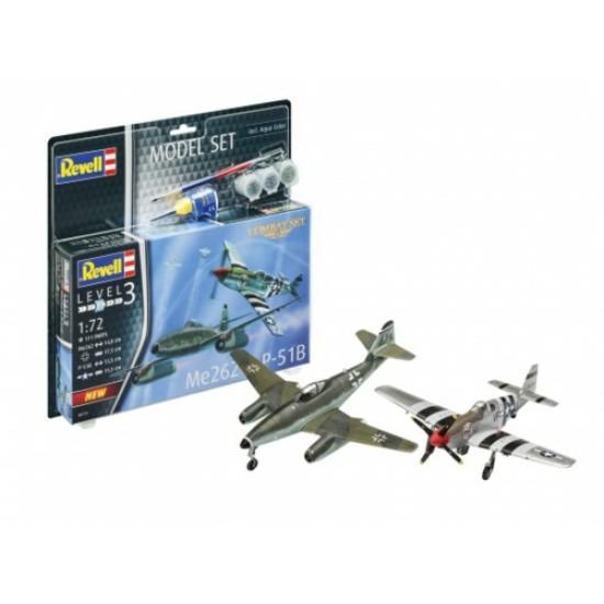 1/72 MODEL SET - COMBAT SET ME262 AND P-5 (PLASTIC KIT)