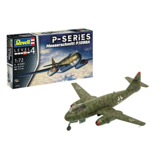 1/72 MODEL SET MESSERSCHMITT P.1099A - P-SERIES (PLASTIC KIT)
